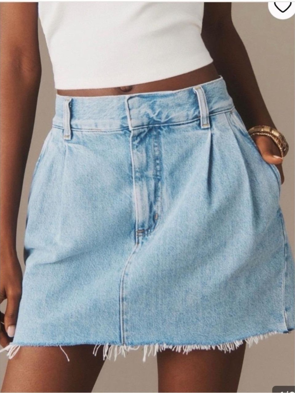 Agolde Becker High Rise Mini Skirt